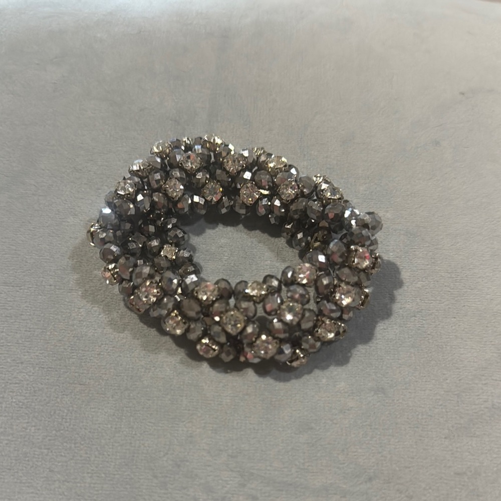 Glamorous Silver Rhinestone Bracelet - Picture 3 of 3
